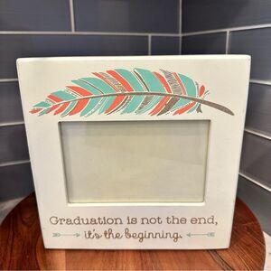 Graduation Wooden Block Picture Frame 4x6